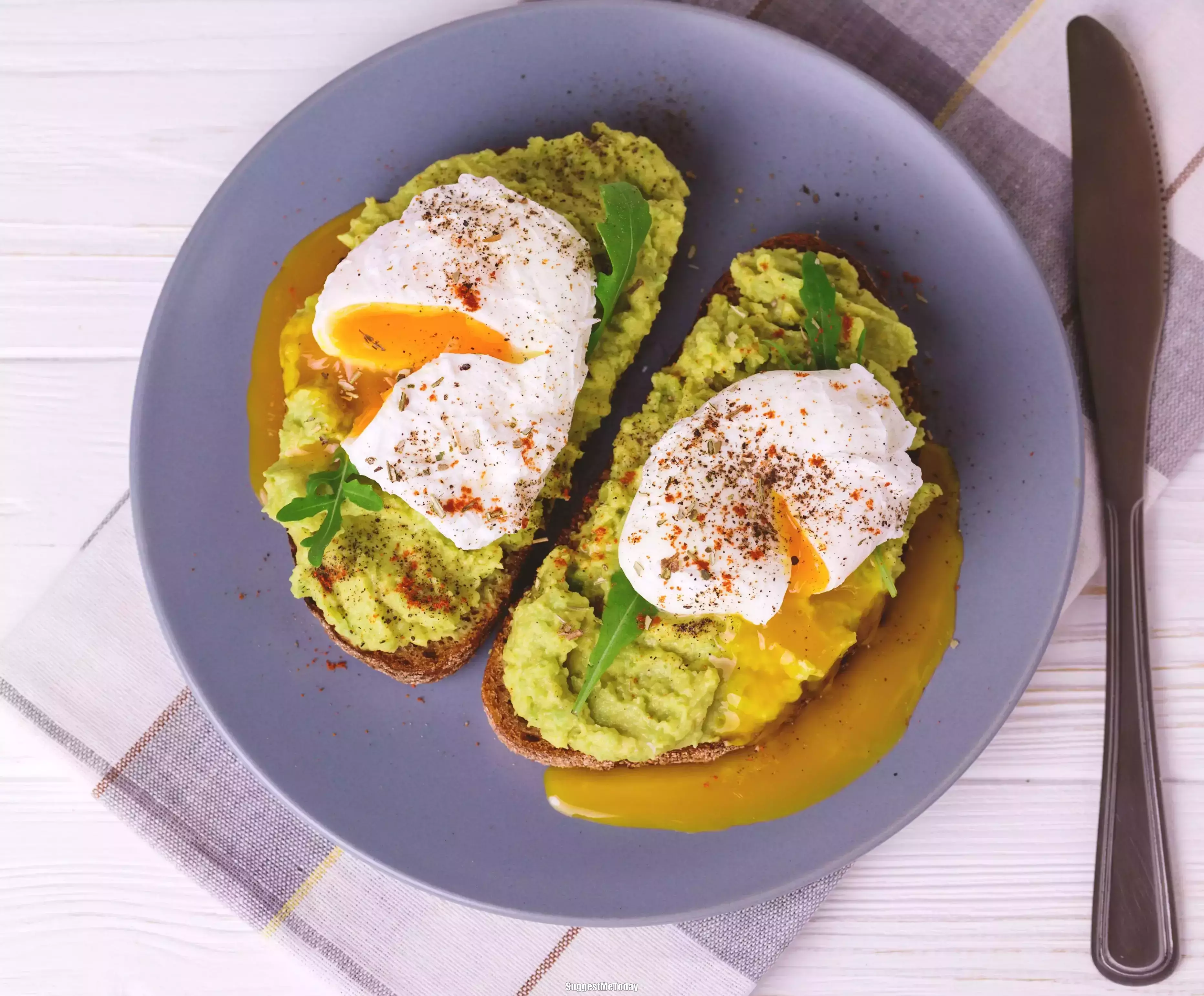 Nutritional Information For Avocado Toast with Poached Egg