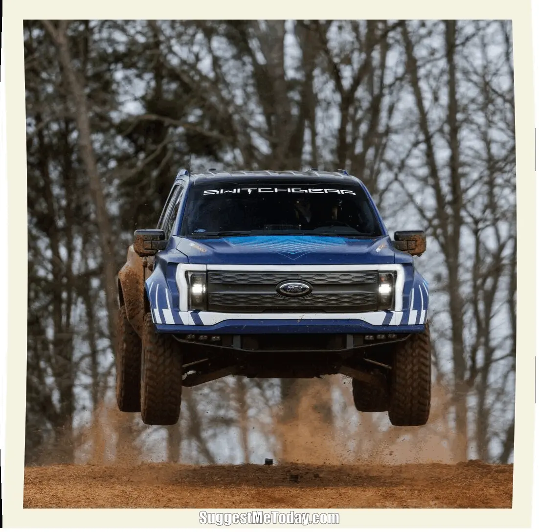 Ford Introduces the F-150 Lightning Switch Gear An Electric Truck Conquering Rough Terrains