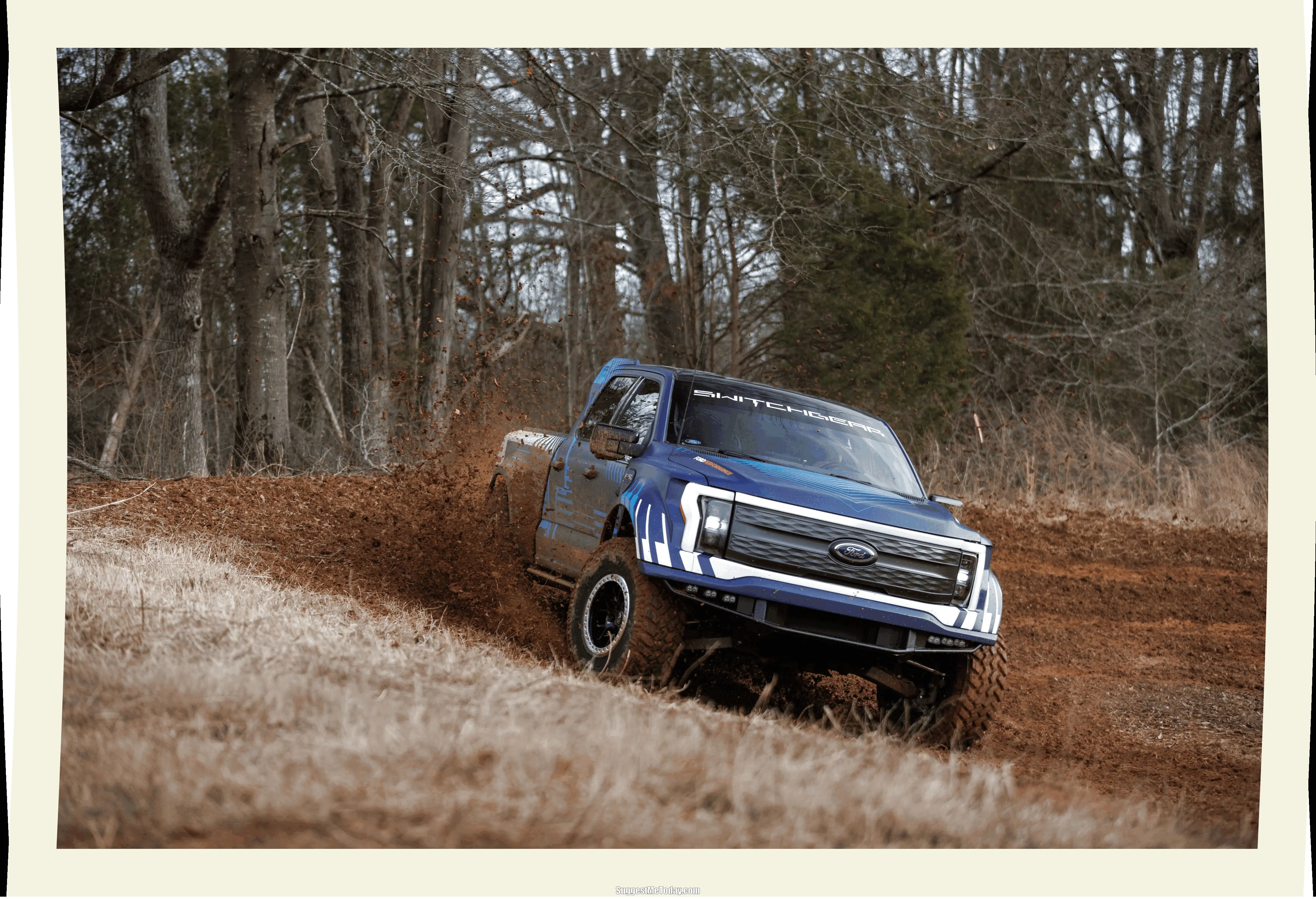 Ford Introduces the F-150 Lightning Switch Gear An Electric Truck Conquering Rough Terrains
